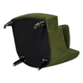 thumbnail image 3 of Eloise 30" Pleated Sock Arm Accent Armchair Olive Green Performance Velvet, 3 of 8