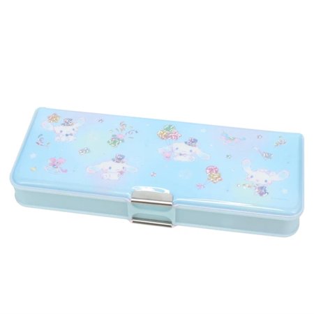 シナモロール 筆箱 箱型 両面 コンパクト 筆入れ 小学生 女の子 サンリオ シナモン ホログラム SANRIO 入学 準備