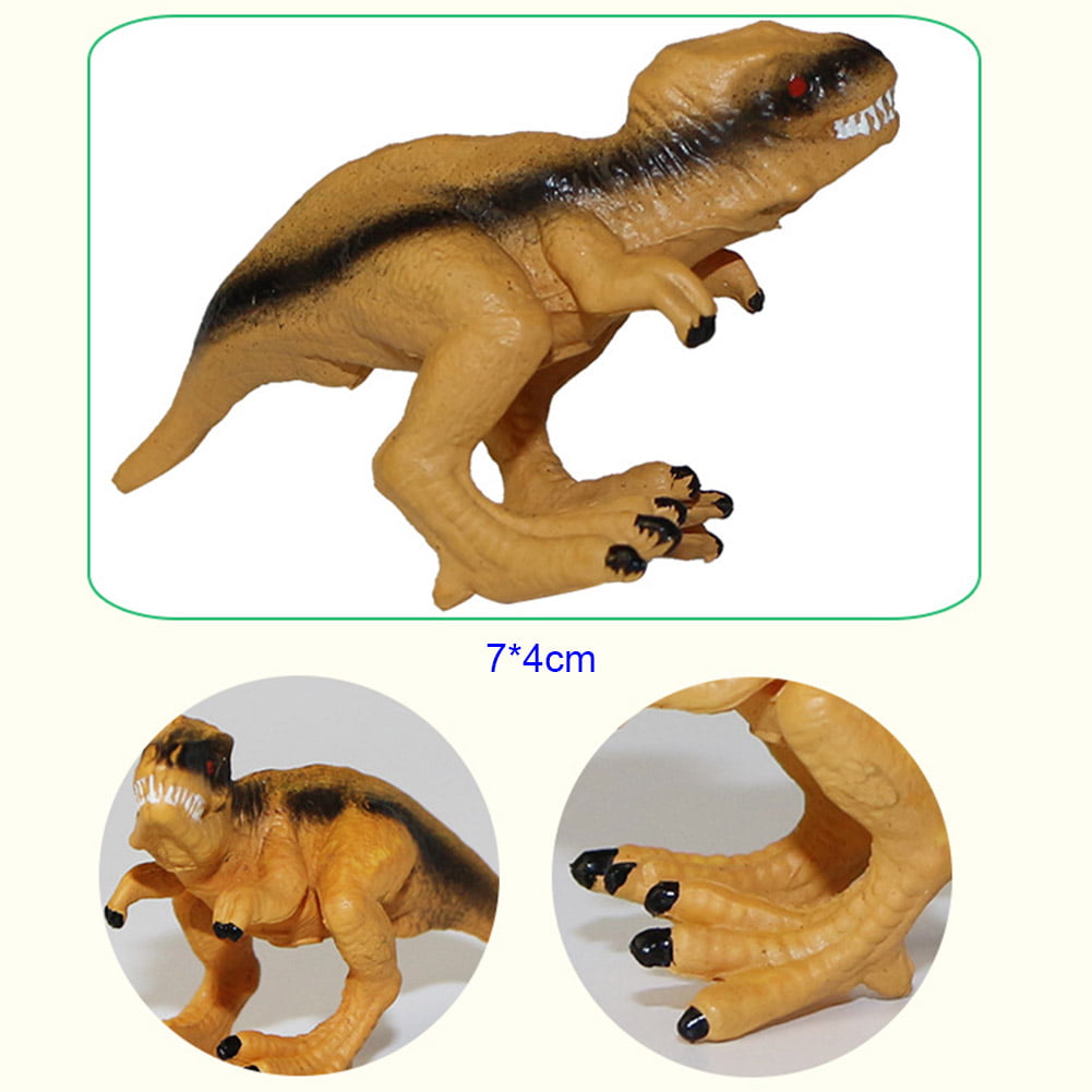 alextreme 8 Pcs/Set Dinosaur Toy Set Plastic Dinosaur Model Action Figures Gift for Boys