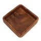 thumbnail image 2 of Plato de fruta de nogal, bandeja elegante de madera con textura suave para servir aperitivos, frutas y nueces, utensilios de cocina cuadrados de 15x15cm, 2 of 5