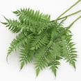 thumbnail image 3 of Fusipu Patio Greenery with Fake Plants 5pcs Simulated Pteris Leaf Plants Realistic Indoor/outdoor Decorative Artificial for Low-maintenance for Home for Home, 3 of 7