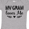 thumbnail image 4 of Inktastic My Gram Loves Me Scandinavian Girls Baby Bodysuit, 4 of 5
