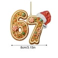 thumbnail image 3 of Christmas 67 Acrylic Ornament, Six Seven Funny Christmas TreeOrnament, 67 Christmas Ornament, Multi-Purpose for Xmas Holiday & Birthday Decorations, for Humor Lovers and Gift Givers E, 3 of 7