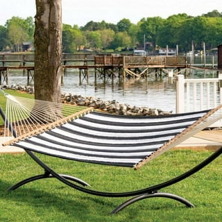 Large Quilted Sunbrella Fabric Hammock - Expand Dove, QDOVE