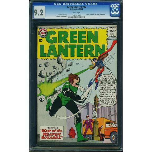 Green Lantern #25 - CGC 9.2 Comic Book