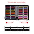 thumbnail image 2 of Tebru Foldable PU Leather Pencil Case, Multicolor, 2 of 7