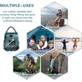 thumbnail image 5 of Kvago Solar Shower Bag, 5 Gallons/20L Solar Heating Camping Shower Bag with Removable Hose and On-Off Switchable Shower Head for Camping Beach Swimming Outdoor Traveling Hiking (Indigo Blue), 5 of 6