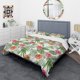 thumbnail image 1 of Designart 'Tropical Botanicals And Flowers II' Mid-Century Juego de Funda Nórdica, 1 of 5