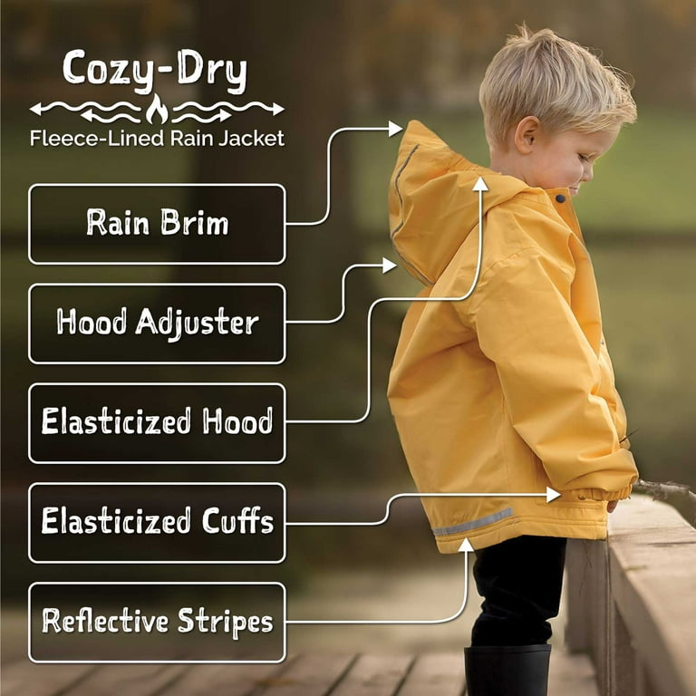 Jan & Jul Cozy-Dry Rain Jacket - Fern Green Jan & Jul Cozy-Dry Rain Jacket - Fern Green