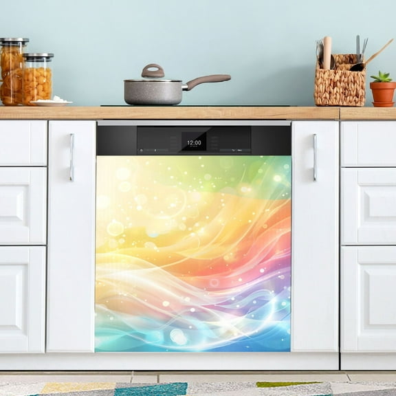 Summer Wave Dishwasher Magnet Cover Magnetic Fridge Door Cover Home Kitchen Decor 23"x 26"