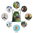 thumbnail image 6 of Disketp Red-Eyed Tree Frog Drawstring Backpack Drawstring Gym Bags Draw String Bags for Sports, Gym, Travel, Swimming, Beach-Medium, 6 of 6