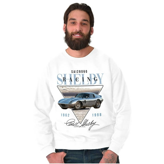 Carroll Shelby Racing Muscle Car Sweatshirt for Men or Women Brisco Brands S