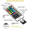 thumbnail image 3 of Christmas Color Changing Fairy String Lights 17 Feet 50 Led Twinkle Lights USB Operated Silver Wire Starry Lights with Remote and Adapter Firefly Lights for Room Party Wedding Indoor Decor (33 ft), 3 of 5