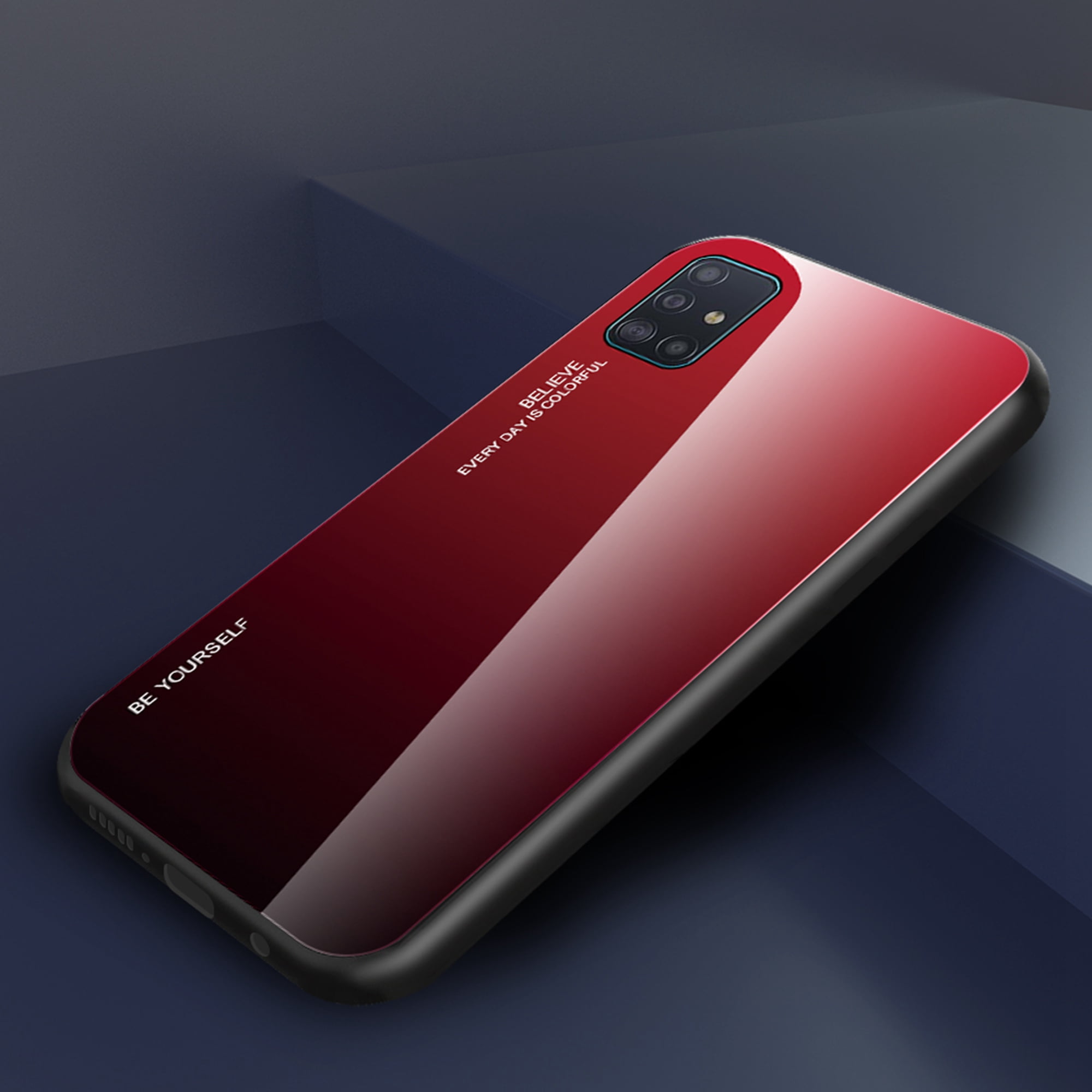 Dteck For Samsung Galaxy A51 5G (6.5-inch) Shockproof Luxury Tempered