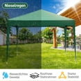 thumbnail image 5 of Zimtown Leg 10' x 10' Ez Pop up Anti Uv Patio Tent Folding Gazebo Backyard Canopy Green, 5 of 9