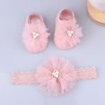 thumbnail image 2 of 2 Piezas De Encaje Arcos Diadema Para Bebé Niña + Calcetines Conjunto Recién Nacido Turbante Niños Accesorios Para El Cabello, 2 of 4