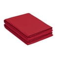 thumbnail image 2 of BNM Solid Flannel Cotton Pillowcases, Set of 2, King, Burgundy, 2 of 3