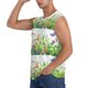 thumbnail image 3 of Fotbe Plants and Insects Men's Camiseta sin Mangas Estampada para Hombres, Playera Casual para Gimnasio, Entrenamiento, Playa-XX-Large, 3 of 7