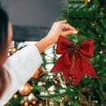 thumbnail image 3 of KCEHTA Red Christmas Wreath Bows, Christmas Tree Bows, 9.84"x9.84" Decorative Christmas Bows for Wreath Garland Christmas Tree Decor, 3 of 6