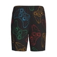 thumbnail image 5 of Naloa Gamepad Joystick Game Men's Short Pajama Pants, Lounge Comfort Shorts with Elasticized Waistband and Side Pockets - Small, 5 of 9