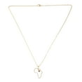 thumbnail image 6 of Fovewise Hollow Necklace Fashionable African Map Pendant Hip Hop Pendant Necklace Sweater Chain, 6 of 8