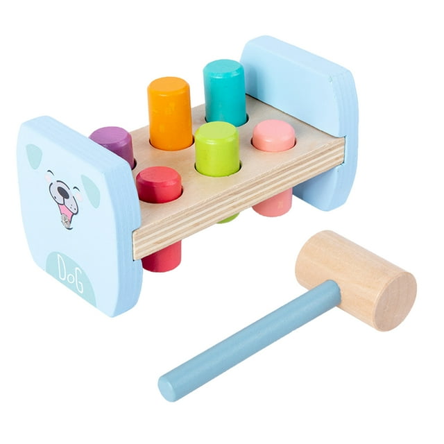 1 Set of Cartoon Design Hammering Toy Funny Whack Game Toy Children Educational Toy
