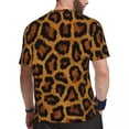 thumbnail image 4 of T-Shirt For Male Wild Animal T Shirts Novelty Leopard Print Beach Tees O Neck Fun Custom, 4 of 5