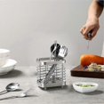 thumbnail image 5 of Cutlery Storage Drainer, Rack Basket For Knives, Forks, Spoons, Kitchen Utensils Cutlery Holder Stainless Steel, Silver-QJWL, 5 of 5