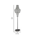 thumbnail image 5 of Benjara Cara 62" Floor Lamp- Hanging Drop Design- Crystal and Metal- Chrome, 5 of 7
