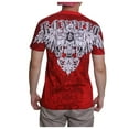 thumbnail image 2 of Konflic T-Shirt Homme Ailé Plume Blason MMA - Rouge - Petit, 2 of 2