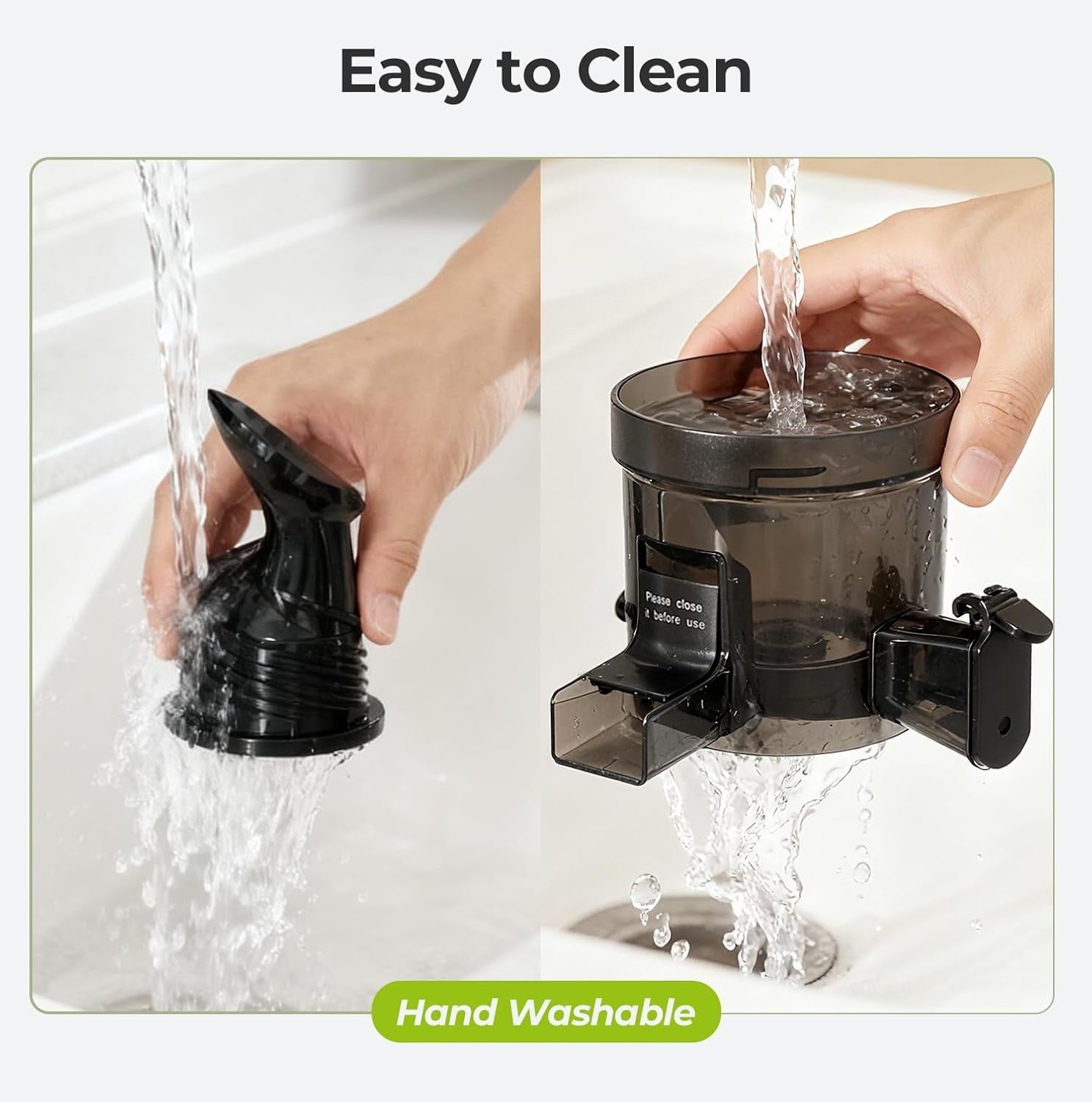 WAA 300W Cold Press Juicer 5.4" Extra Wide Feed Chute,98% High Yield,Compact Easy Clean for Whole Vegetables & Fruits