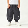 thumbnail image 5 of XXWXYD Toddler Boys Jogger Pants Premium Cotton Blend Elastic Comfort Waist Soft Casual Sweatpants for Boys Girls Daily Play School Outdoor Activity Everyday Relaxed Wear, 5 of 5