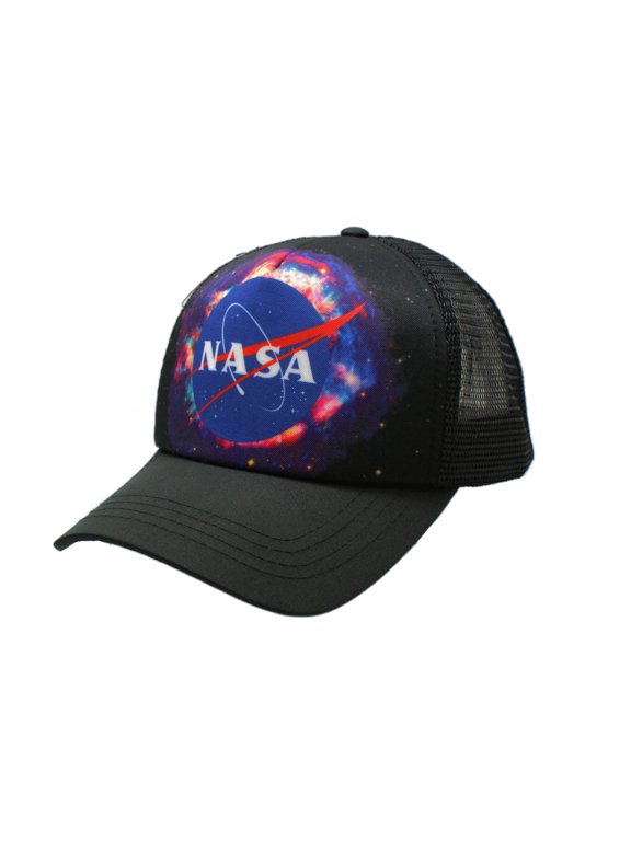 Space Galaxy 5 Panel Poly Foam Mesh Back Trucker Style Sublimation Hat