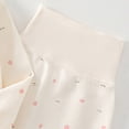 thumbnail image 5 of Ulanda Baby Wrap Top High Waist Pants Set Snap Crotch Long Sleeve Cute Print (Pink, 18-24 Months), 5 of 7