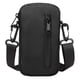 thumbnail image 2 of Bolsa de pecho cruzada para hombre, mochila de nylon estanca, mensajero de hombro negro, ligera de 0,49 lb, compartimento espacioso, puerto para auriculares al aire libre, 2 of 6