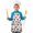 Basketball and Wow, variant on Basketball and Hoop Multicolor Pattern Teens Aprons, Adjustable Neck Strap, Toddler & Teens Aprons for Cooking & Baking, 19x23.6 Inches