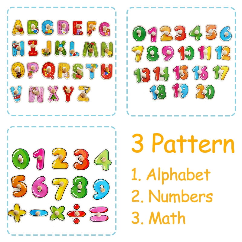 wooden peg puzzles for 1 year olds