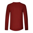 thumbnail image 6 of M-5X Mens Plus Size T-Shirts Big & Tall Long Sleeve Sun Protection UV Shirts Pullover Slim-Fit Solid Lightweight Athletic Workout Tees Tops, 6 of 7
