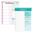 thumbnail image 1 of 2pcs Weekly Planner Notepad And Today Planner Notebook 52 Sheets, Undated Weekly To Do List Notepad For School Office, 1 of 5