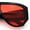 Black - Red, variant on Retro Bold Oversized Shield Racer Plastic Sunglasses All Black
