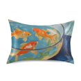thumbnail image 7 of Yayeee Pillowcase Standard Size Set of 2 Satin Wrinkle Resistant Pillow Case, Art Goldfish, 7 of 7