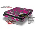 thumbnail image 2 of Vinyl Decal Skin Wrap compatible with Sony PlayStation 4 Slim Console WraptorCamo Old School Camouflage Camo Fuschia Hot Pink (PS4 NOT INCLUDED), 2 of 3