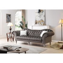 Glory Furniture Wilshire G0951A-S Sofa DARK GRAY Velvet