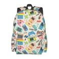 thumbnail image 2 of Disketp Playing Video Games Mochila Escolar de Gran Capacidad y Peso Ligero, Mochila de Viaje Ideal para Escuela, Trabajo y Uso Diario, Cómoda y con Estilo, 2 of 8