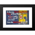 thumbnail image 2 of Seiter & Kappes Litho. Co. 18x13 Black Modern Framed Museum Art Print Titled - Is There a Red Cross Service Flag in Your Home, a Heart and a Dollar Are All You Need - Join the Red Cross (191, 2 of 5