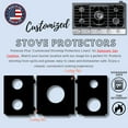 thumbnail image 2 of Premium Plus Stove Protectors for Samsung Gas Cooktop Model NA36N6555T, Custom Cut, Easy to Clean Stove Liner, Made in the USA., 2 of 8