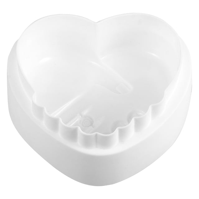 molde de silicona para hornear con forma de corazón, para muffins y pasteles.