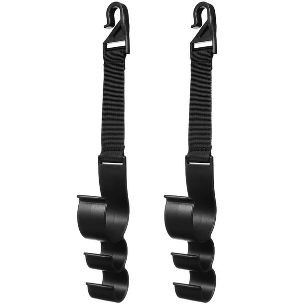 Gancho de plástico para asiento trasero, colgador de coche, soporte para monedero, gancho organizador de almacenamiento, 2 uds.