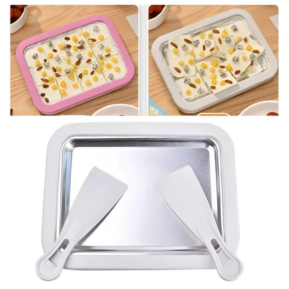 ACDANC Ice Cream Maker,Ice Cream Maker Machine for Making Soft Serve Ice Cream,Slushies,Frozen Yogurt,Sorbet,Gelato,Rolled Ice Cream (white)