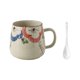 thumbnail image 1 of Taza de cerámica vintage de 380 ml, taza de té con cuchara, taza de café de oficina, taza de té for el hogar, taza de leche, 1 of 4